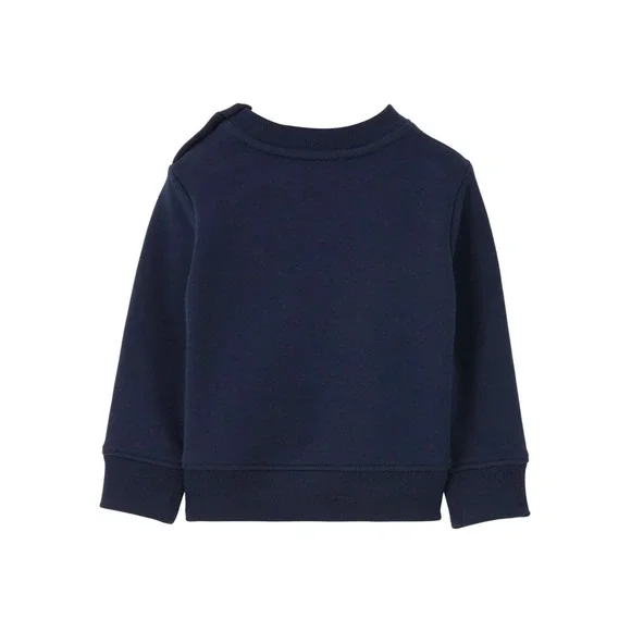【美品】Burberry childrens スウェット 116/6y Burberry Kids Thomas Bear print cotton‎ sweatshirt Navy blue Size